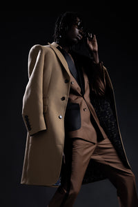 Brown Wool Overcoat