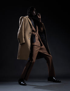 Brown Wool Overcoat